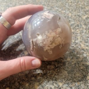 Flower Agate Sphere